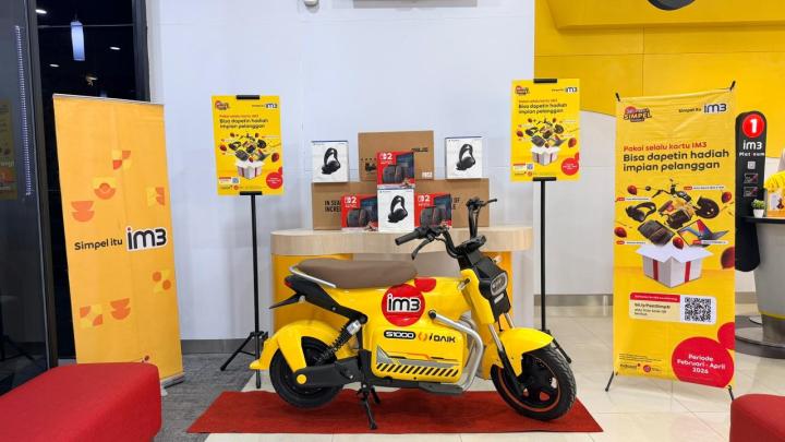 Simpel Ikutannya, Nyata Hadiahnya: Program “IM3 Pasti Simpel” Bikin Pelanggan Sumatra Pulang Bawa Motor Listrik